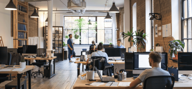 4 Innovative Architect Office Design Ideas people working in an office in London