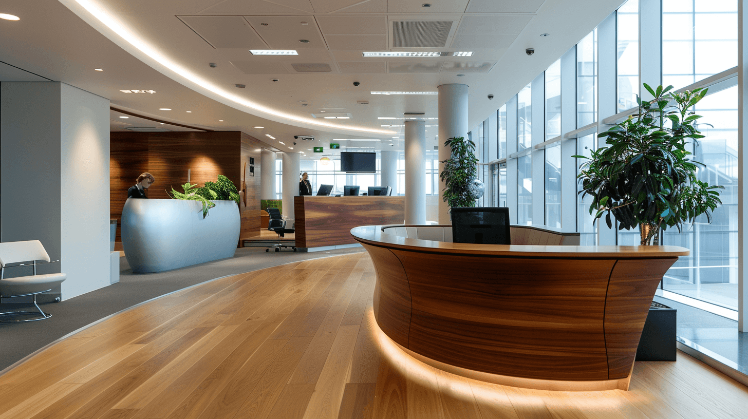 office frontdesk redesigned