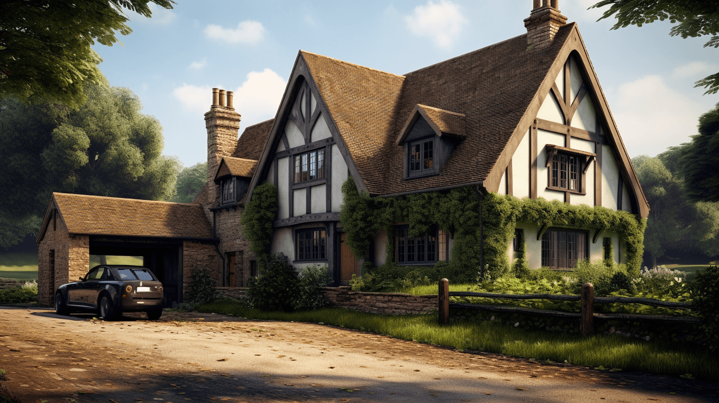 Farm house in English country side
